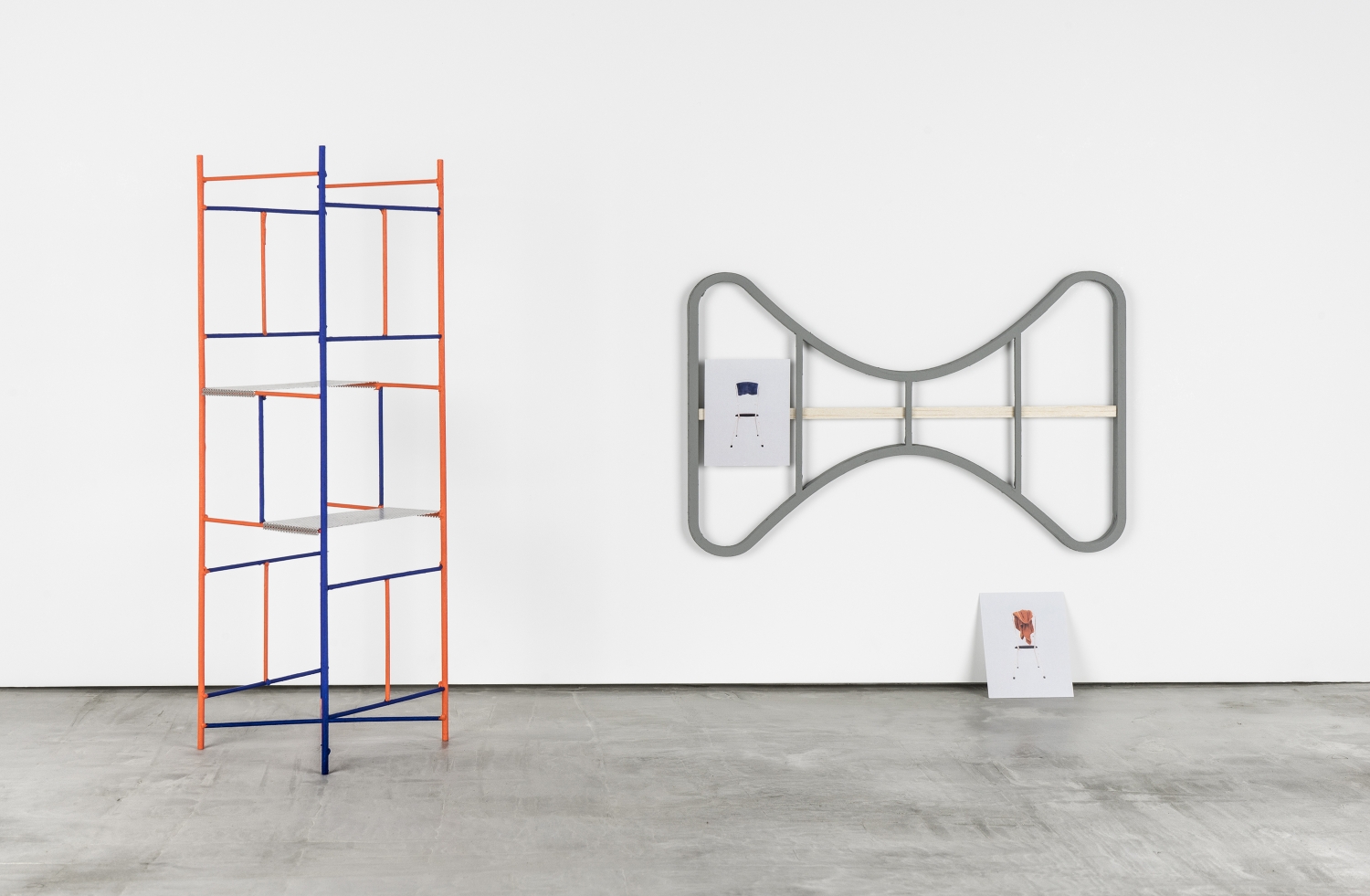 Prototype of the exhibition view (2019).
Photo: João Neves.